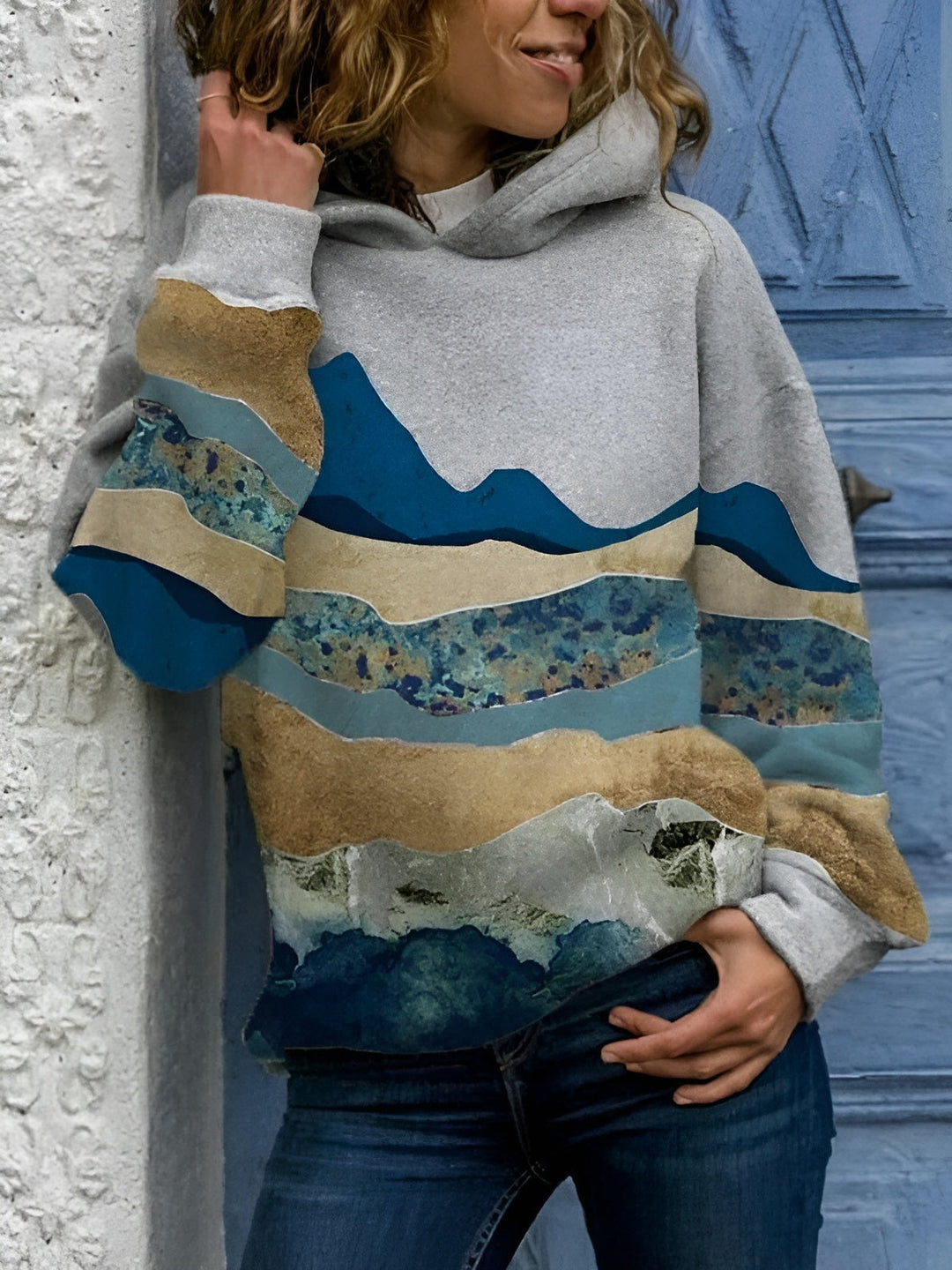 Sweat Capuche Paysage : Originalité & Confort Doux