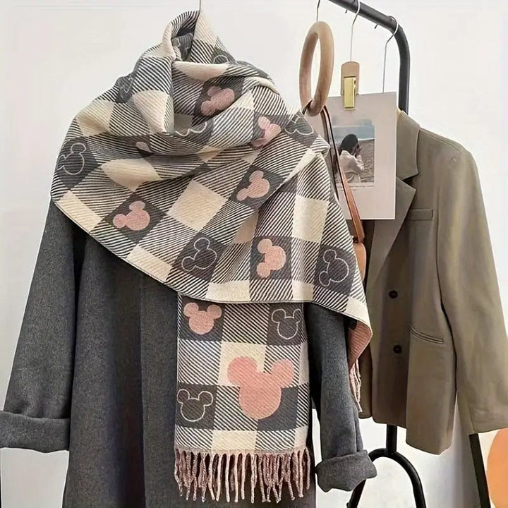 Écharpe Laine Carreaux : Douceur Tendance Hivernale