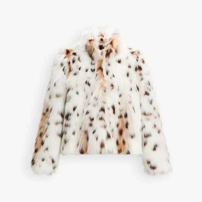 Veste Fausse Fourrure Imprimée Femme - Chaleur Élégante & Style