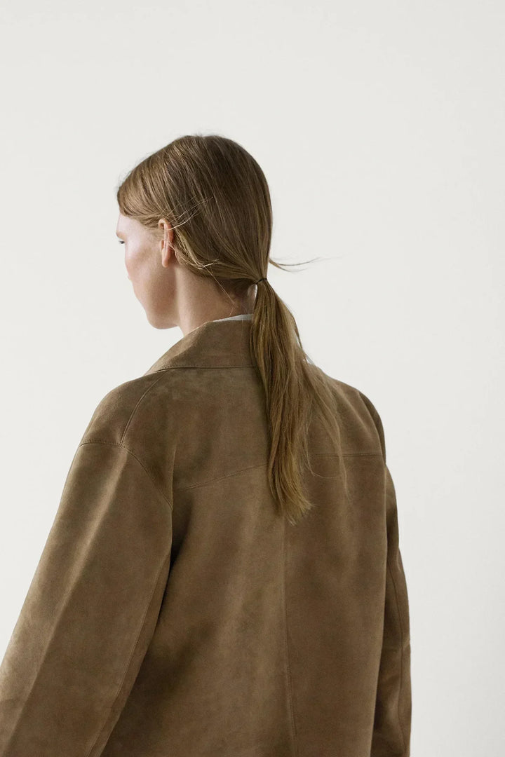 Veste Courte Daim Femme - Élégance Chic & Tendance
