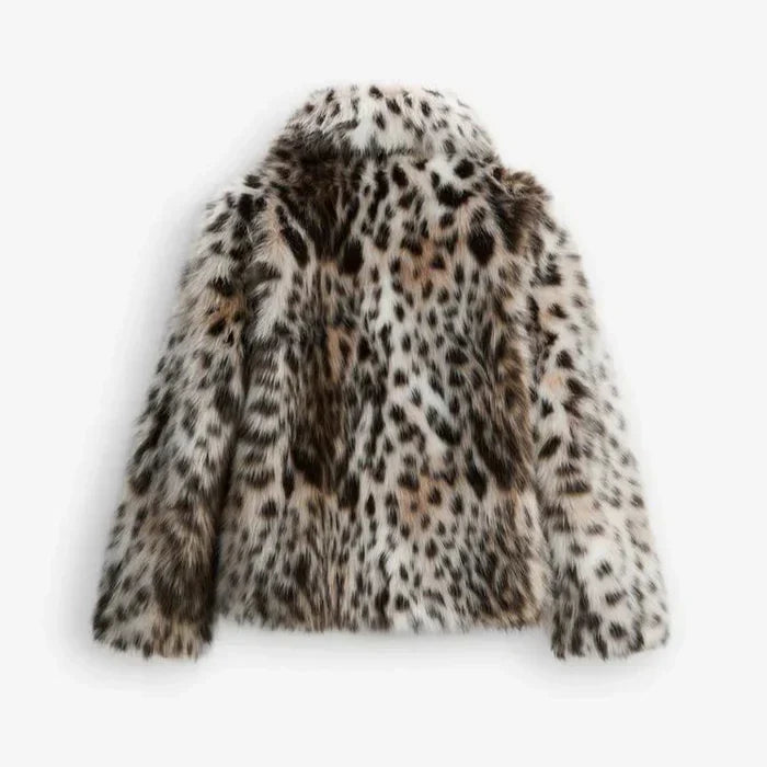 Veste Fausse Fourrure Imprimée Femme - Chaleur Élégante & Style