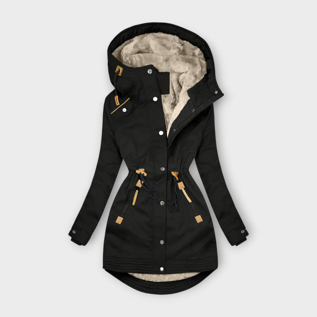 Parka Hiver Fourrure Chaude Capuche Tendance