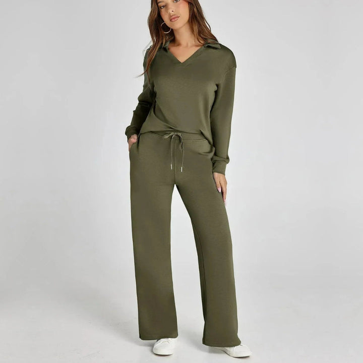Ensemble Pull & Pantalon Large : Confort Élégant Décontracté