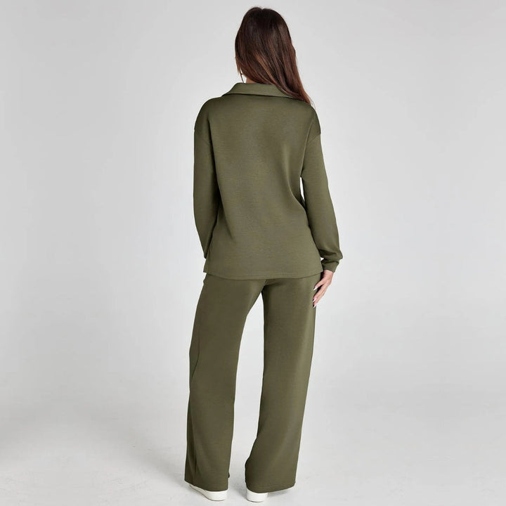 Ensemble Pull & Pantalon Large : Confort Élégant Décontracté