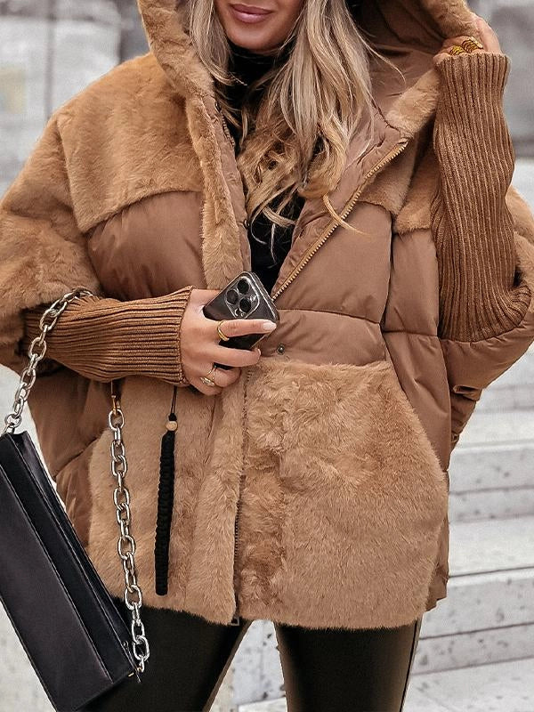 Doudoune Cape Femme Oversize - Hiver Chic, Chaleur & Style