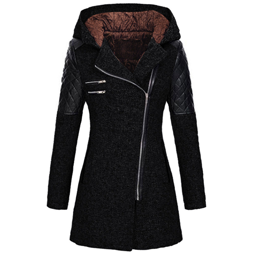Manteau Asymétrique Chic : Style Moderne, Chaleur & Allure Unique