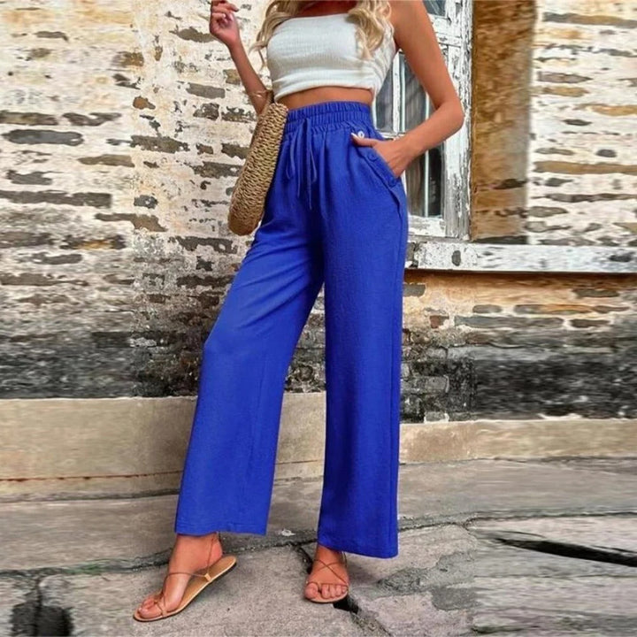Pantalon d'Été Romy Femme avec Taille Élastique – Confort & Style