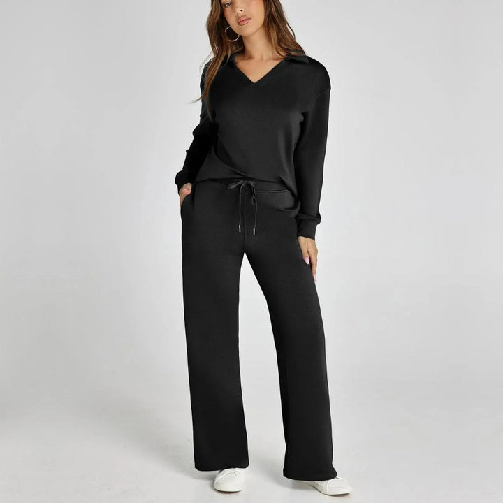 Ensemble Pull & Pantalon Large : Confort Élégant Décontracté