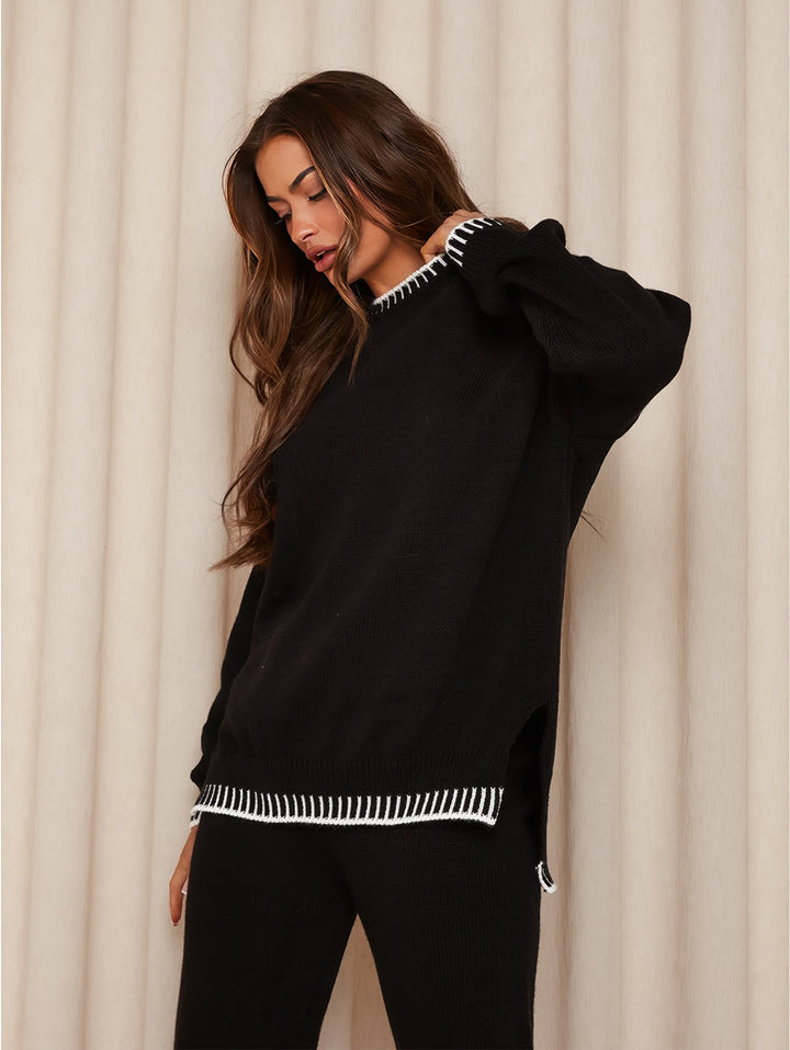 Ensemble Lounge Maille : Douceur Cocooning Élégante