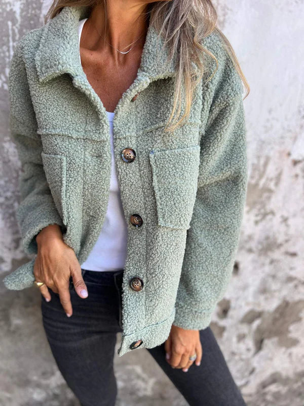 Veste Mouton Oversize Douce | Chaleur Confort & Style Casual