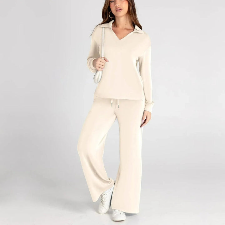 Ensemble Pull & Pantalon Large : Confort Élégant Décontracté