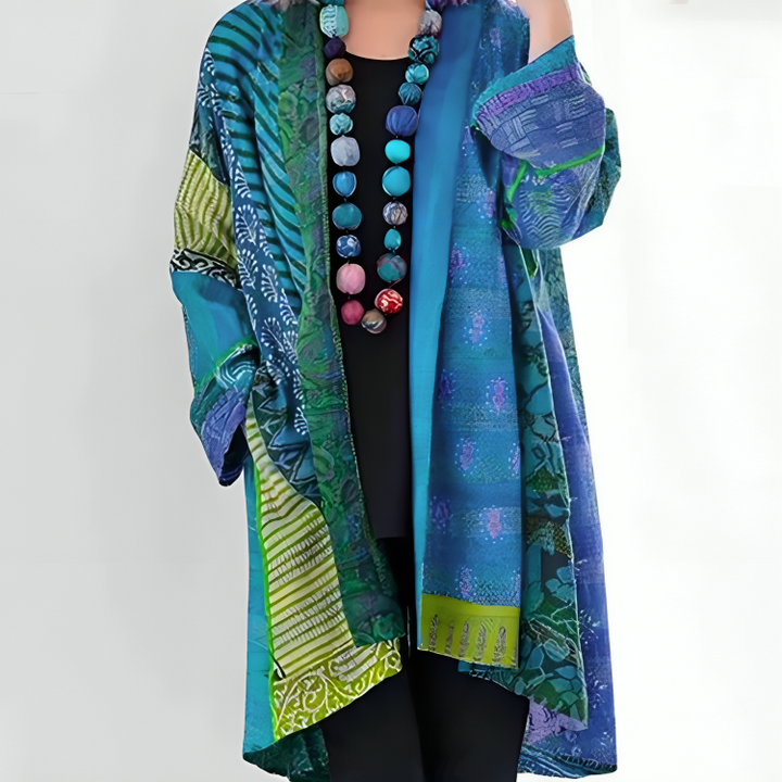 Kimono Bohème Multicolore Fluide - Léger Élégant Décontracté