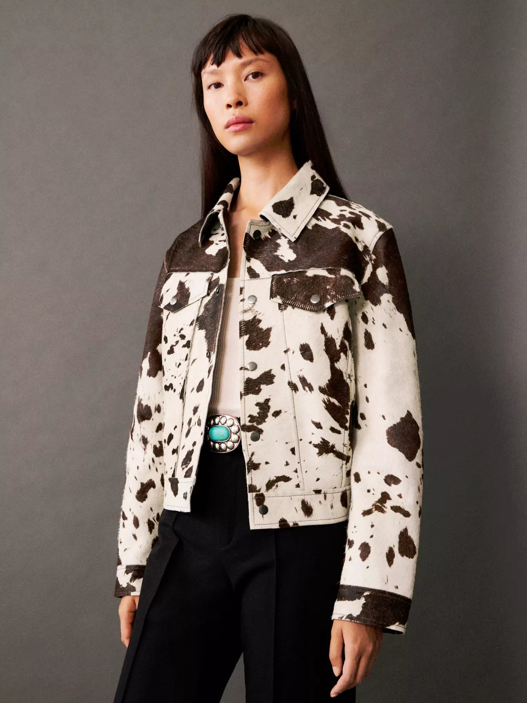 Veste Vache Audacieuse : Style Unique & Tendance Forte