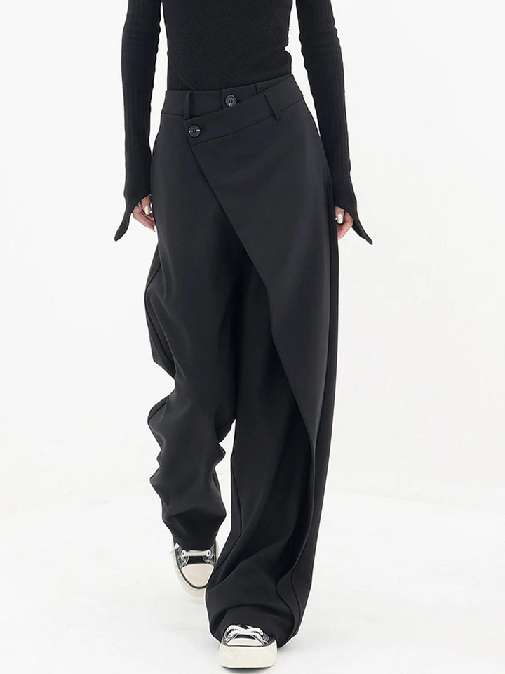 Pantalon Large Asymétrique – Osez l’Originalité avec Élégance