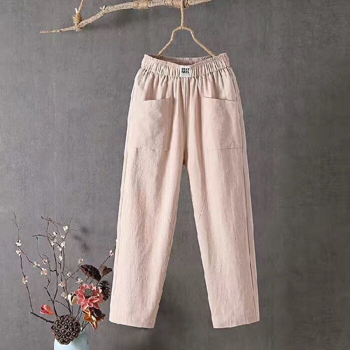Pantalon de Jogging Rose Pâle - Confort & Style Décontracté