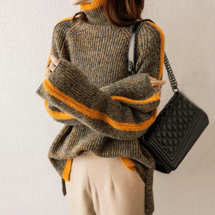 Pull Oversize Tricot Doux Femme - Élégance Décontractée & Chaleur