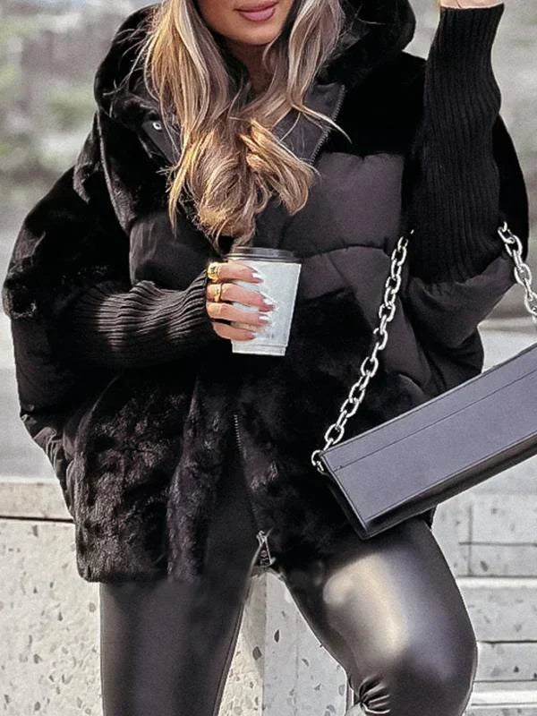 Doudoune Cape Femme Oversize - Hiver Chic, Chaleur & Style