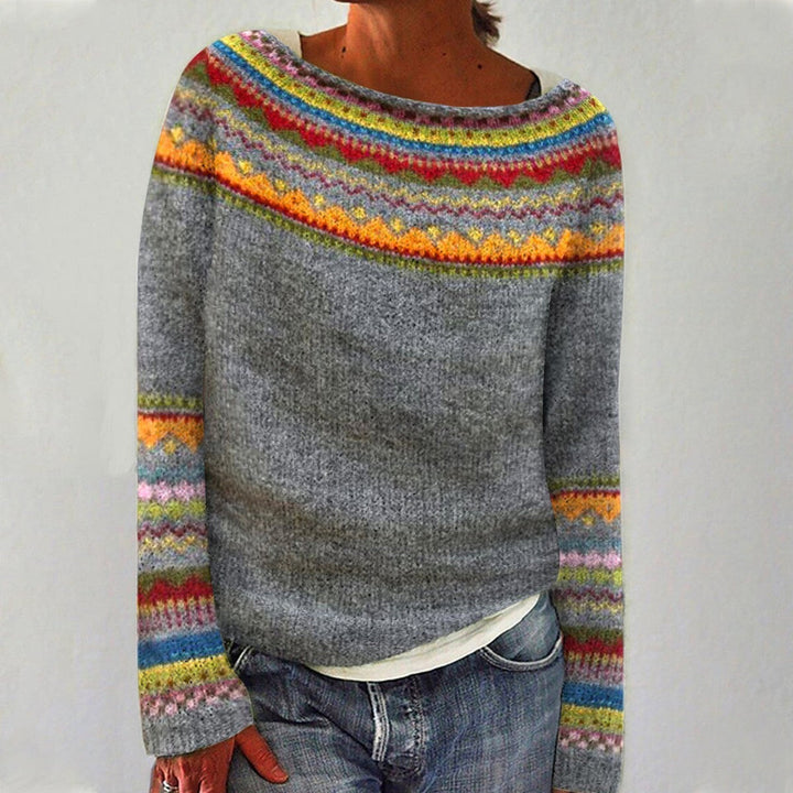 Pull Rayé en Maille – La Touche de Couleur Qui Illumine Votre Hiver