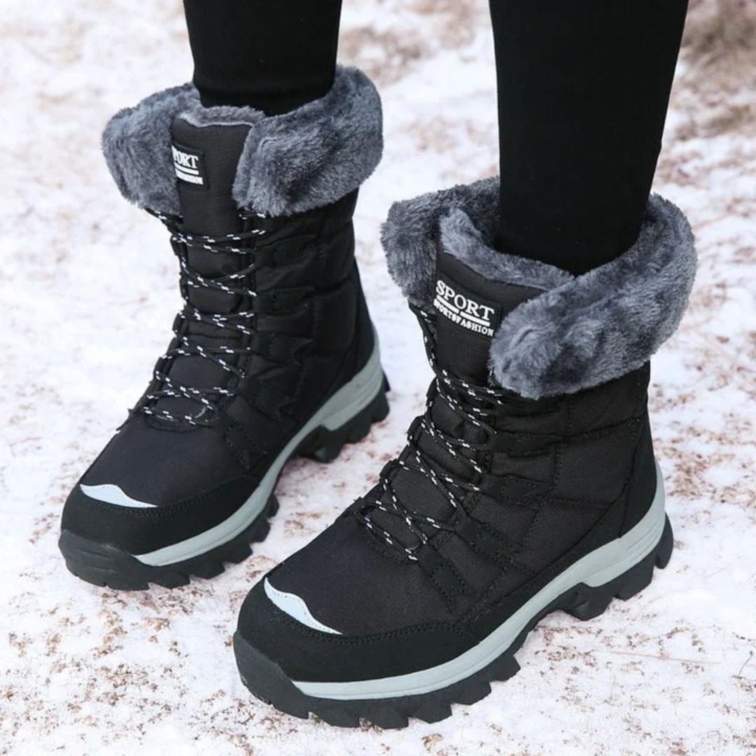 Bottes Hiver Fourrées Imperméables Confort Chaleur Antidérapantes