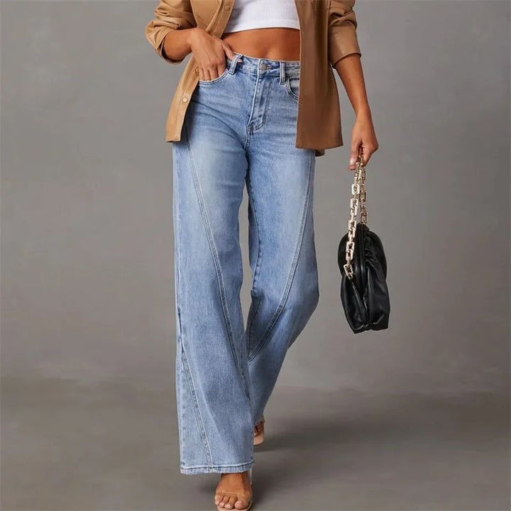 Jean Large Taille Haute – Rétro et Tendance