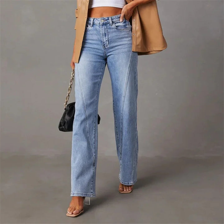 Jean Large Taille Haute – Rétro et Tendance