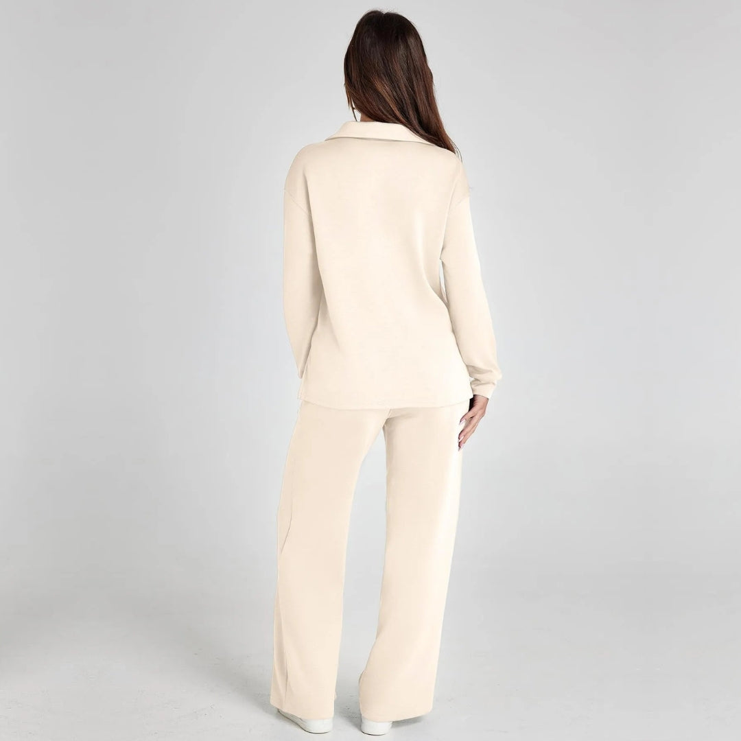 Ensemble Pull & Pantalon Large : Confort Élégant Décontracté