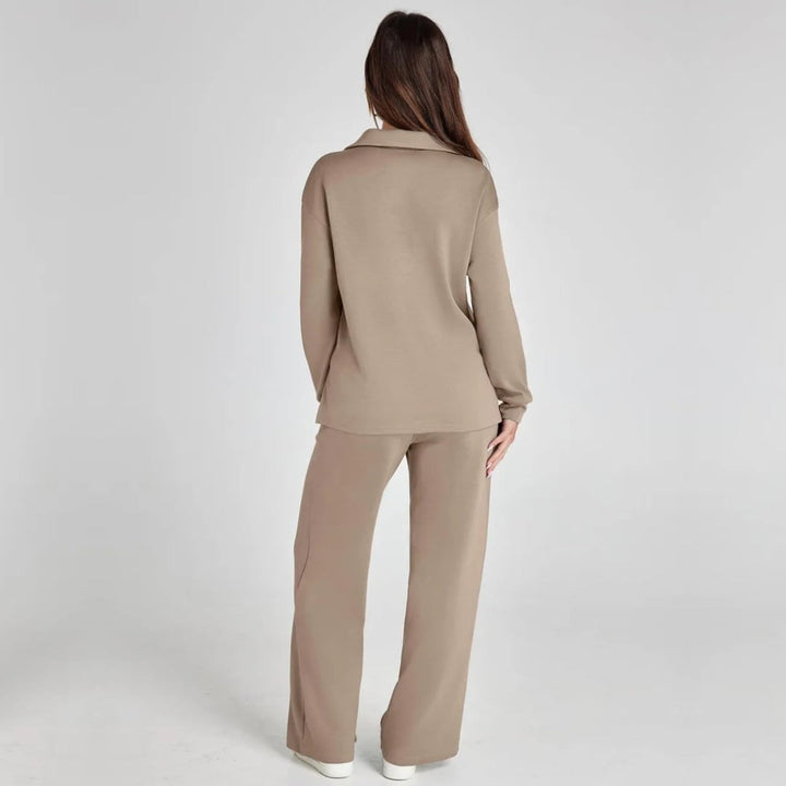 Ensemble Pull & Pantalon Large : Confort Élégant Décontracté