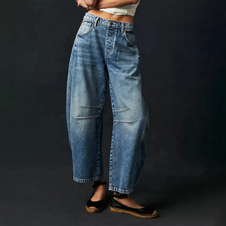 Jean Large Découpé Avant-Garde | Style Distinctif et Tendance