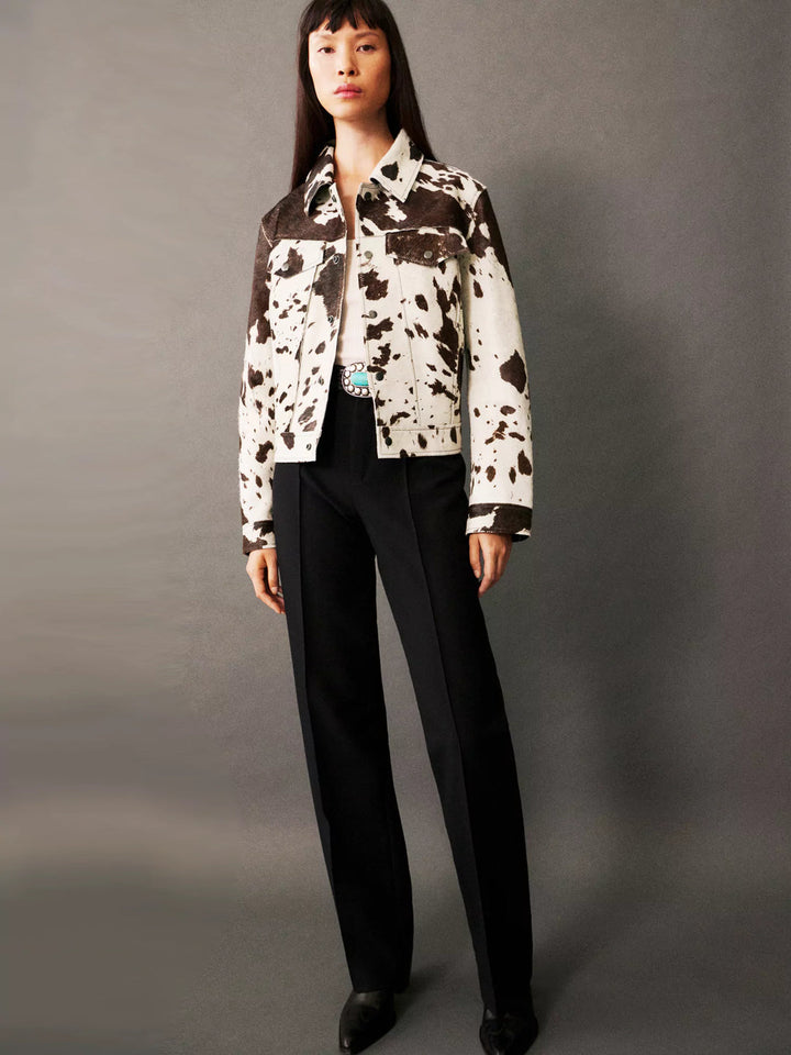 Veste Vache Audacieuse : Style Unique & Tendance Forte