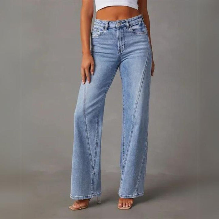 Jean Large Taille Haute – Rétro et Tendance