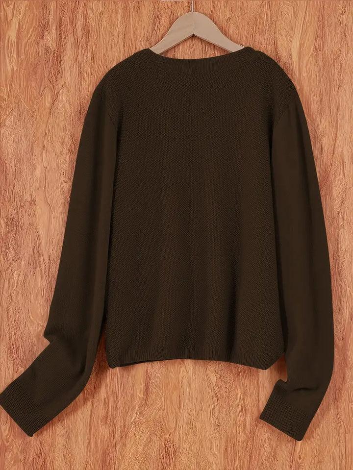Cardigan Oversize Laine Mélangée | Doux & Tendance Automne