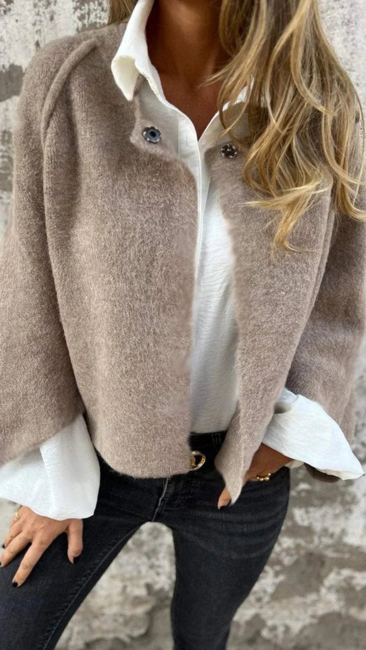Veste en Laine Élégante Femme - Confort Idéal Automne