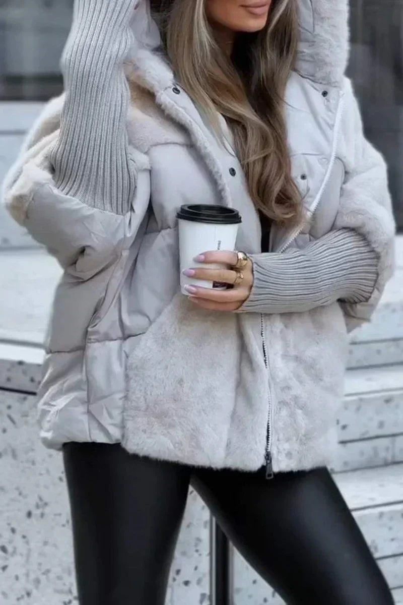 Doudoune Cape Femme Oversize - Hiver Chic, Chaleur & Style