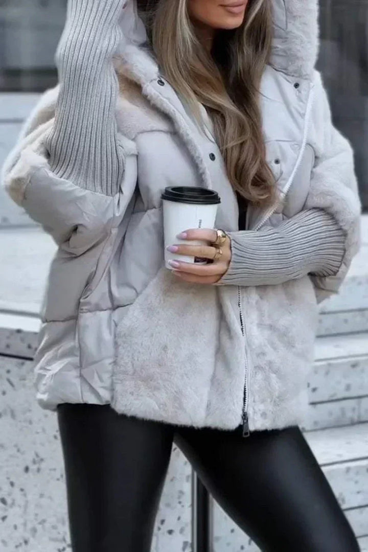 Doudoune Cape Femme Oversize - Hiver Chic, Chaleur & Style