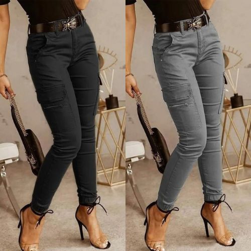 Chloé – Jean cargo femme | Style urbain et confort moderne