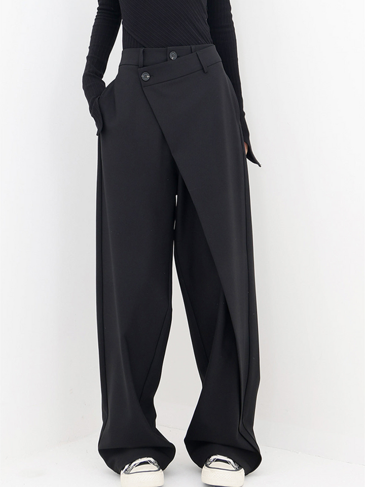 Pantalon Large Asymétrique – Osez l’Originalité avec Élégance