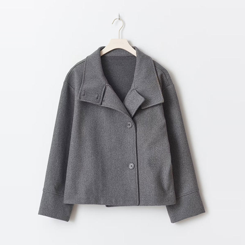 Veste Luxe Élégante Courte à Boutons Doubles