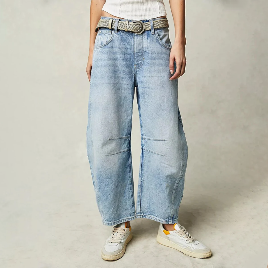 Jean Large Découpé Avant-Garde | Style Distinctif et Tendance
