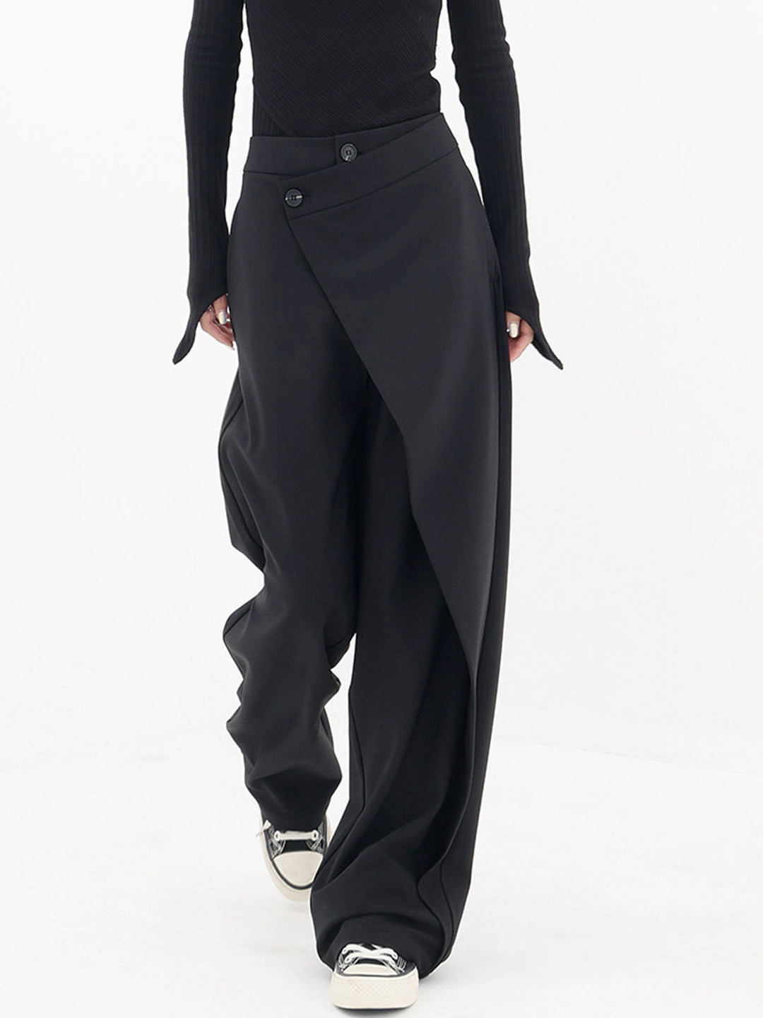 Pantalon Baggy Asymétrique Nienke Femme – Confort & Style Unique