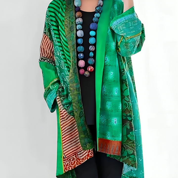 Kimono Bohème Multicolore Fluide - Léger Élégant Décontracté