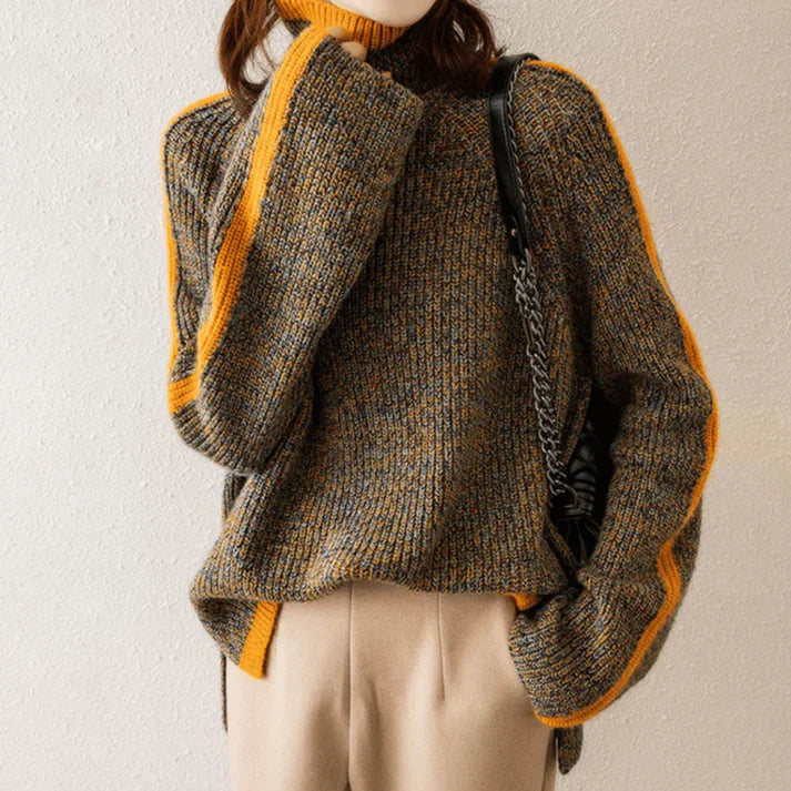 Pull Oversize Tricot Doux Femme - Élégance Décontractée & Chaleur