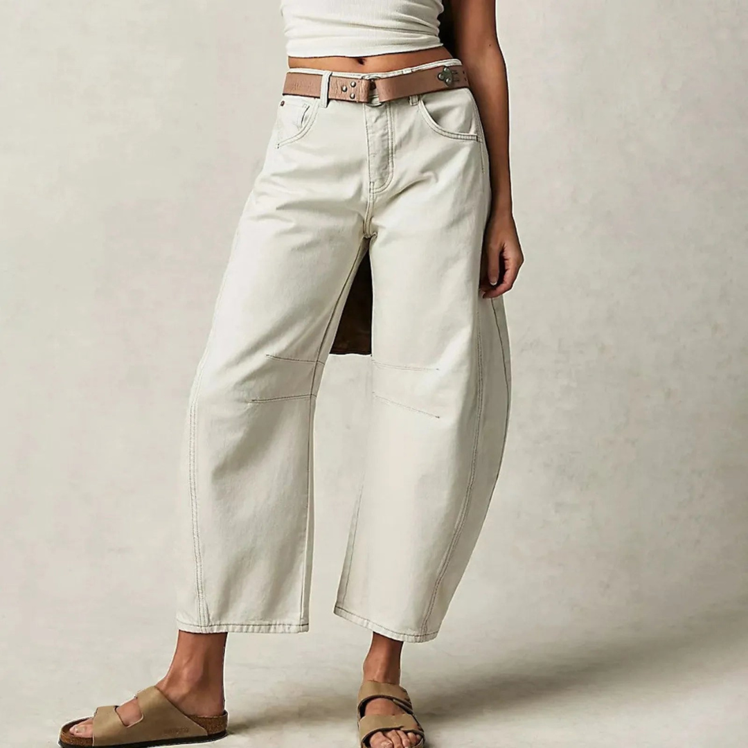 Jean Large Découpé Avant-Garde | Style Distinctif et Tendance