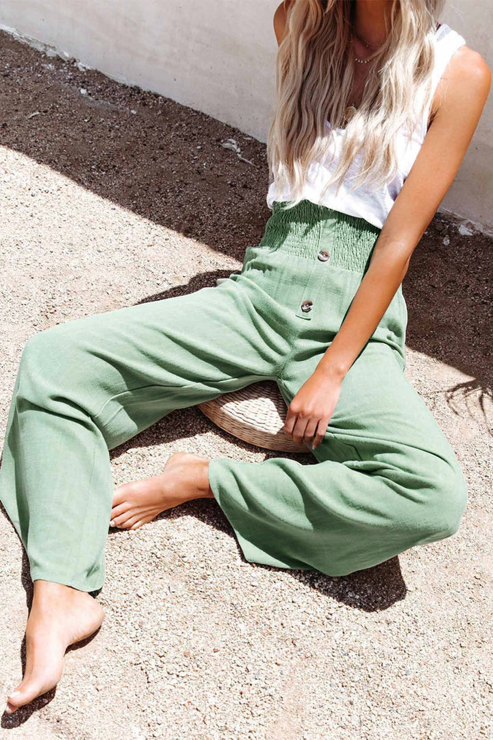 Pantalon Large Taille Haute Yasmine Femme – Élégance & Confort