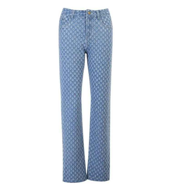 Jean Monogramme Taille Haute – L'Audace du Style Urbain