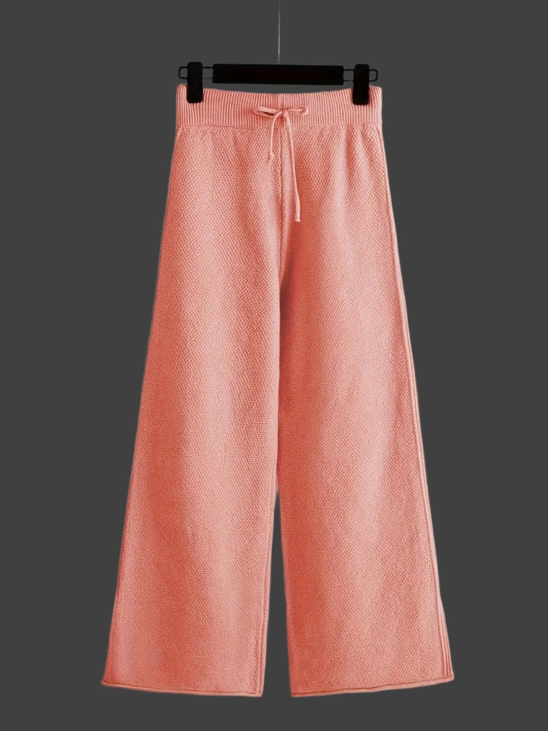 Ensemble Maille Pull Pantalon Large Confort Chaleur Chic Décontracté