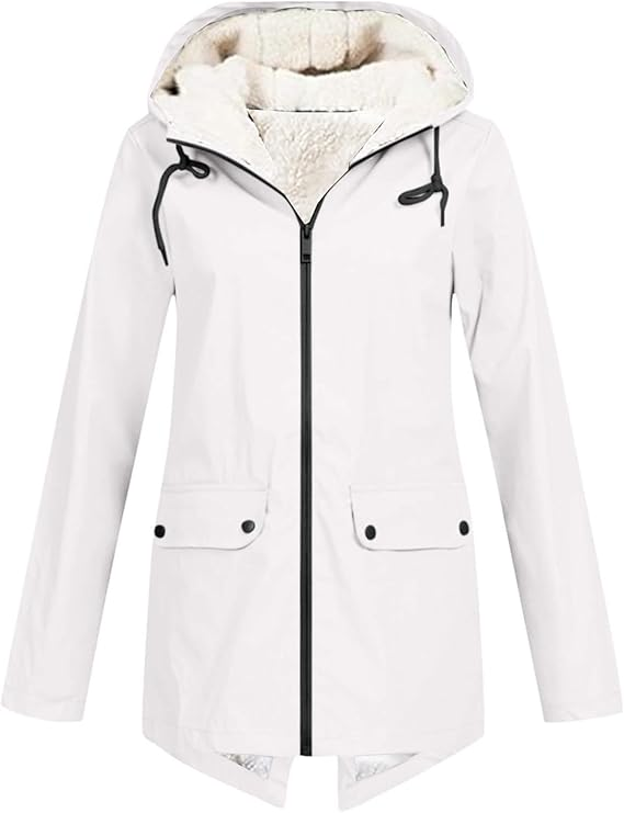 Parka Hiver Capuche Fourrure - Chaude Imperméable Style Fonctionnel