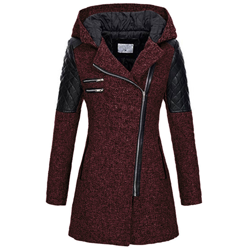 Manteau Asymétrique Chic : Style Moderne, Chaleur & Allure Unique