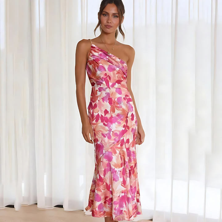 Robe Giselle – Robe longue élégante coupe classique intemporelle