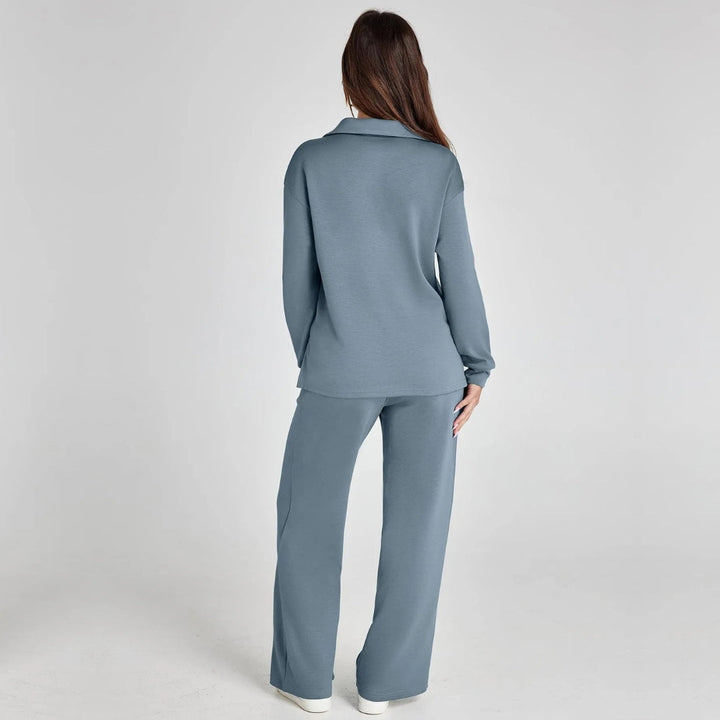 Ensemble Pull & Pantalon Large : Confort Élégant Décontracté