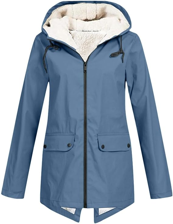 Parka Hiver Capuche Fourrure - Chaude Imperméable Style Fonctionnel
